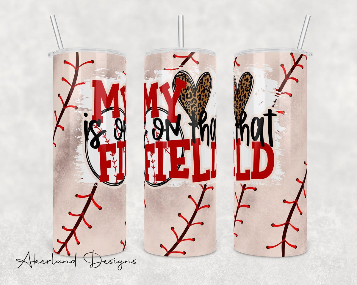 Baseball Sublimation Tumbler Transfer Print For 20 oz Tumblers - 30 oz Tumblers - Ready To press - Heat Transfers