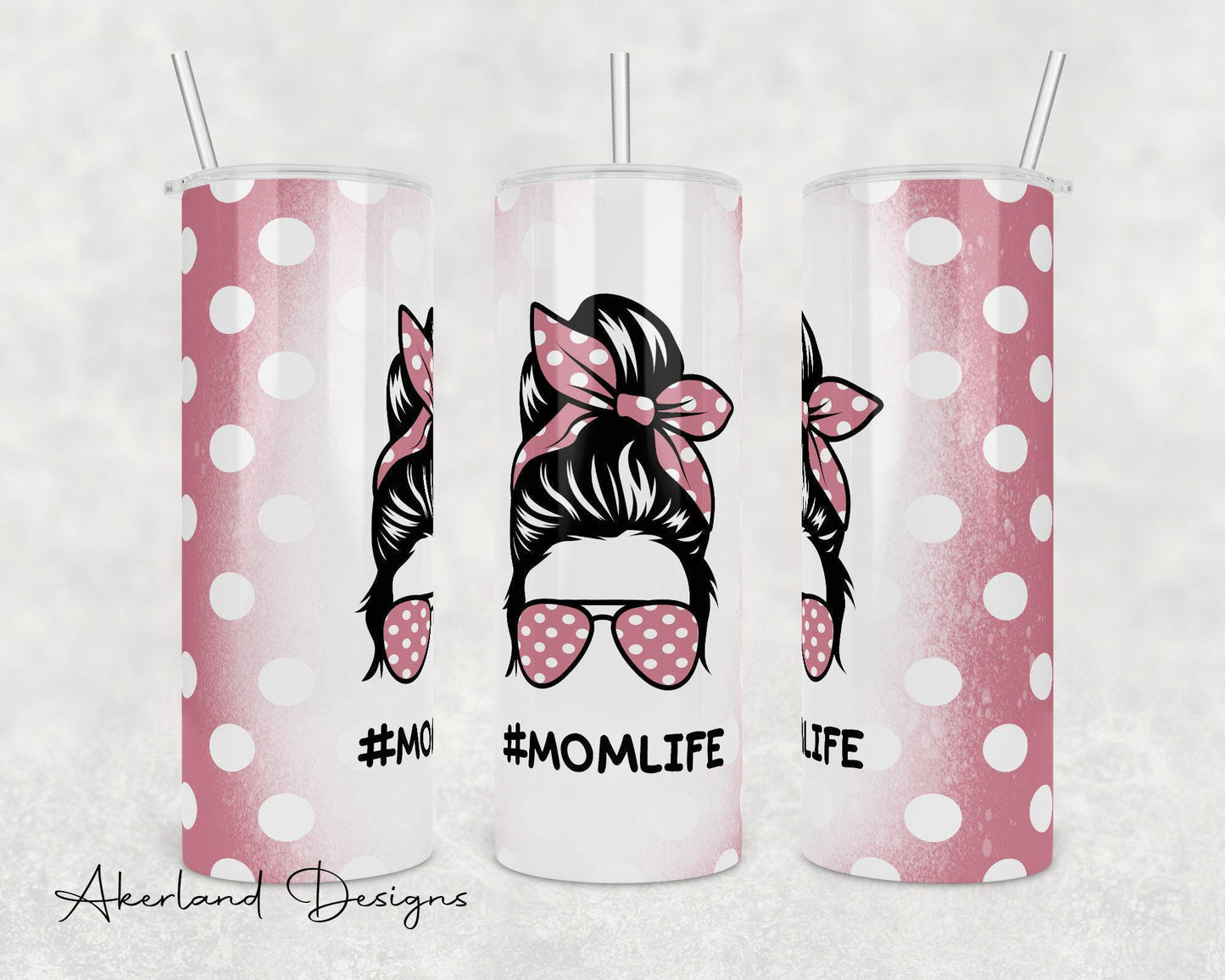 Mom Life Sublimation Tumbler Transfer Print For 20 oz Tumblers - 30 oz Tumblers - Ready To press - Heat Transfers