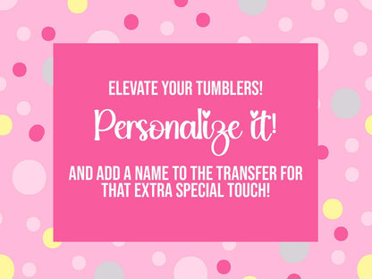 a pink square with the words, elevate your numbers personalize it and