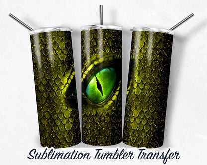 Dragon - Sublimation Tumbler Transfer Print For 20 oz Tumbler - 30 oz Tumbler - Ready To press - Heat Transfers