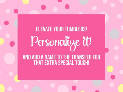 a pink square with the words, elevate your numbers personalize it and