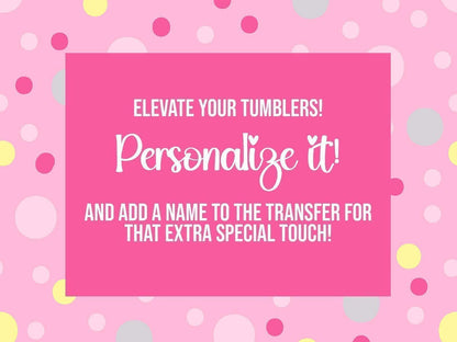 a pink square with the words, elevate your numbers personalize it and