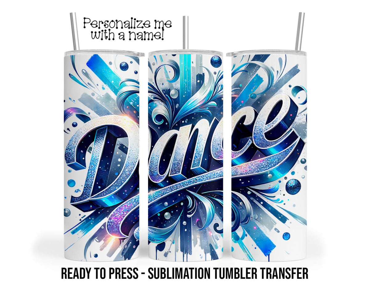Sublimation Tumbler Transfer Print 20oz Tumbler, Ready To press Heat Transfer | Dance Team Tumbler Wraps | Wholesale