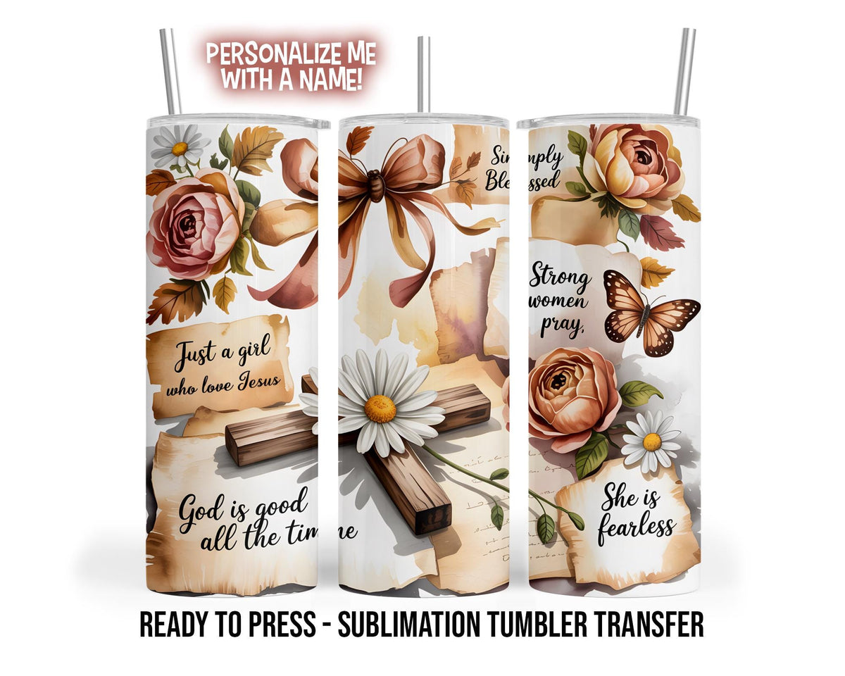 Church, Jesus, Bible, Christ, God Sublimation Tumbler Transfer Print 20oz Tumbler, Ready To press Heat Transfer