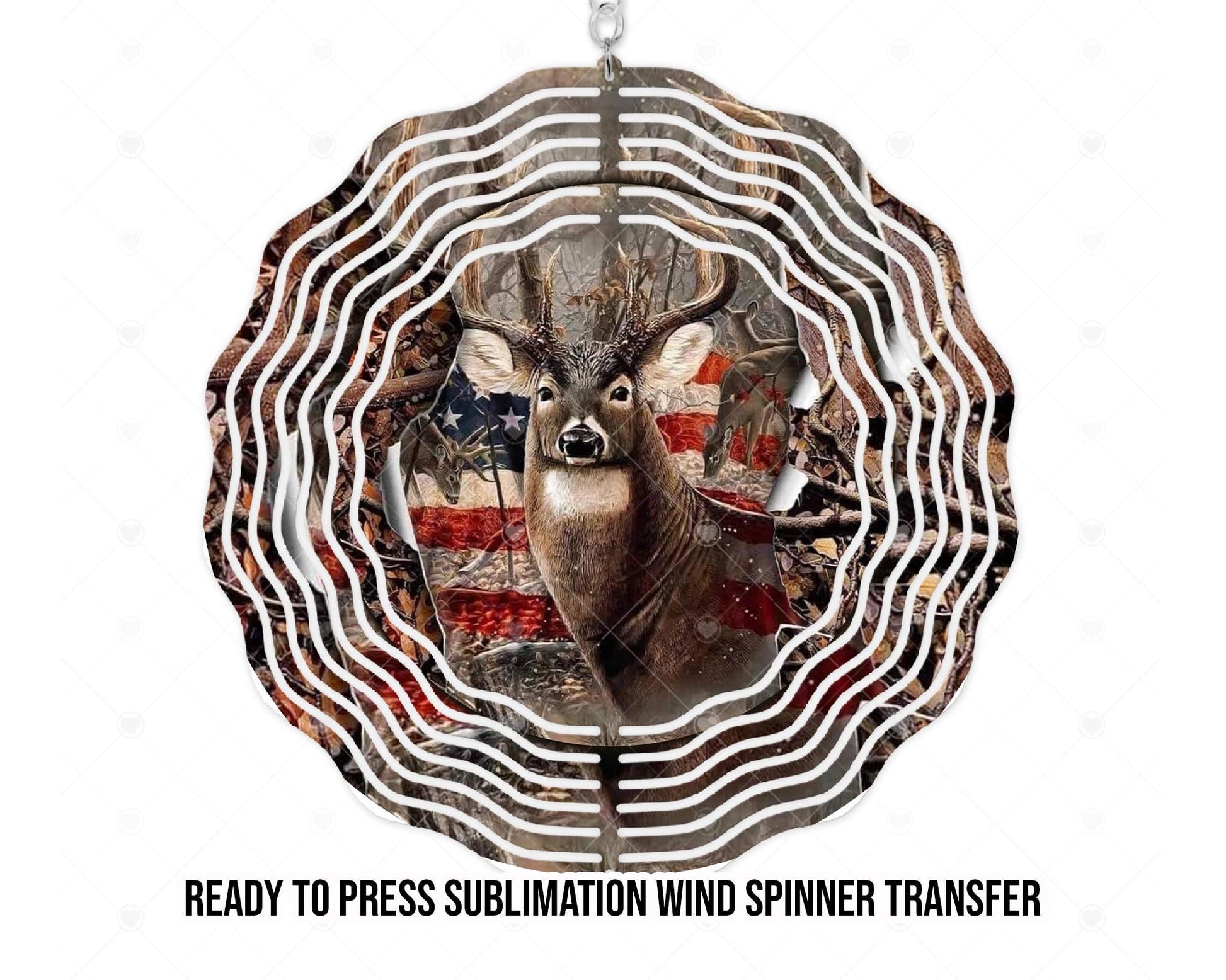 Wind Spinner Sublimation Print, Ready To press Heat Transfer | 8 in and 10 in sizes available