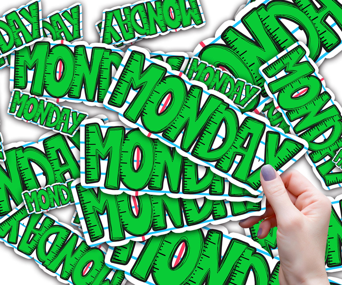 Custom Classroom Magnets, White Board, TBR Cart Magnets Green Ruler Theme