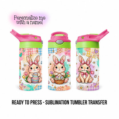12 oz kids sublimation transfer mockup with personalization option