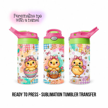 12 oz kids sublimation transfer mockup with personalization option