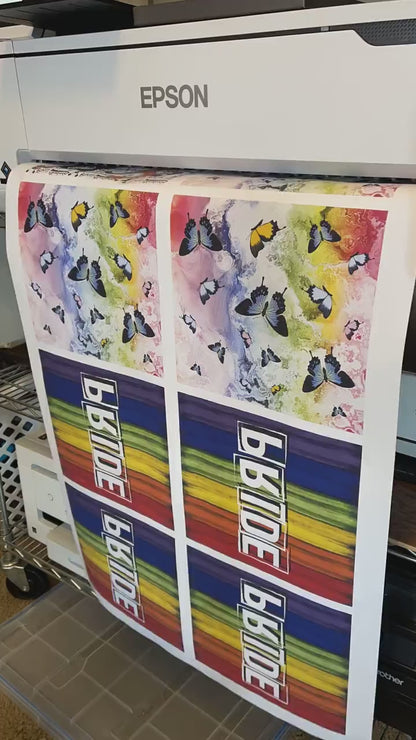 16 oz Sublimation Transfer Ready to Press Heat Transfer - Cow